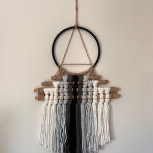 Boho Macrame Wall Hanging in Neutral Tones